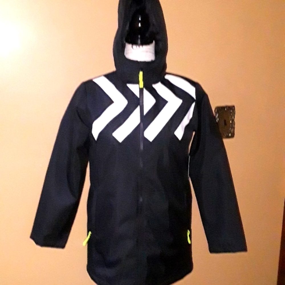 IDEOLOGY-BRND NEW! NYLON HOODED ZIP-re-posh-too small-perfect for all season!